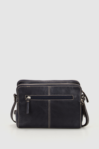 Maya Leather Crossbody Bag