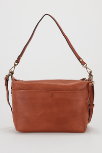 Palma Leather Scoop Crossbody Bag