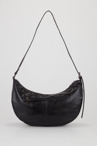 Ria Leather Scoop Crossbody Bag