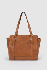 Mica Leather Shopper Bag