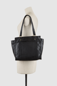 Mica Leather Shopper Bag