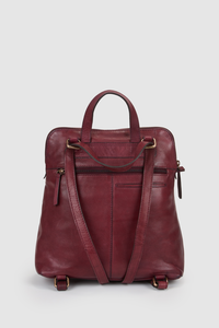 Maya Leather Convertible Backpack